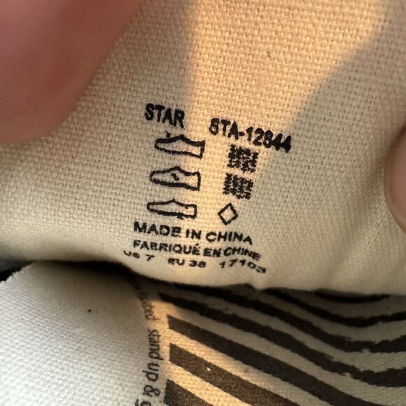 Taos Star Canvas Sneakers Womens 7 Grey Low Top Lace Up Shoes - Picture 8 of 8